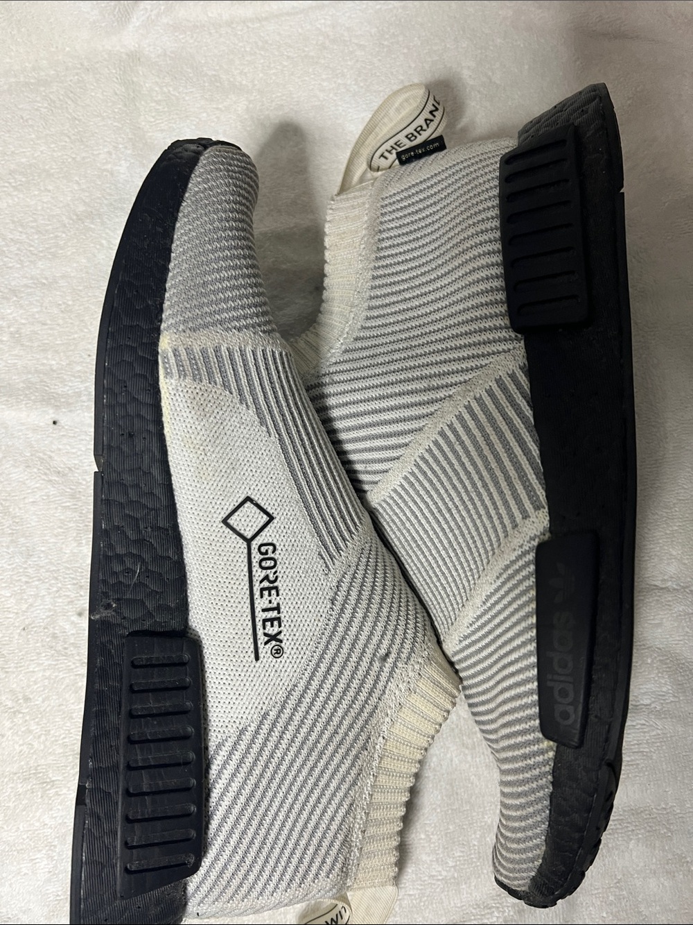 adidas NMD City Sock Gore-Tex Slip-On Sneakers - White and Black